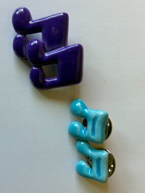 Music Note Pins - 3
